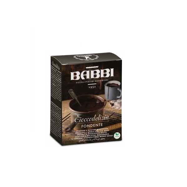 BABBI CIOCCODELIZIA FORRÓ CSOKOLÁDÉ POR ÉTCSOKOLÁDÉ VEGÁN 6 DB