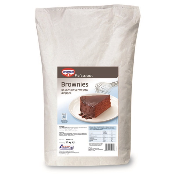 DR.OETKER BROWNIES KAKAÓS ALAPPOR 20 KG