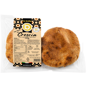 ELŐSÜTÖTT CRESCIA MINI TELJES KIŐRLÉSŰ OLASZ LAPOSKENYÉR 120 G 20 DB/#