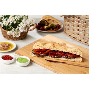 ELŐSÜTÖTT PINSA OLASZ LEPÉNYKENYÉR 230 G 10 DB/#