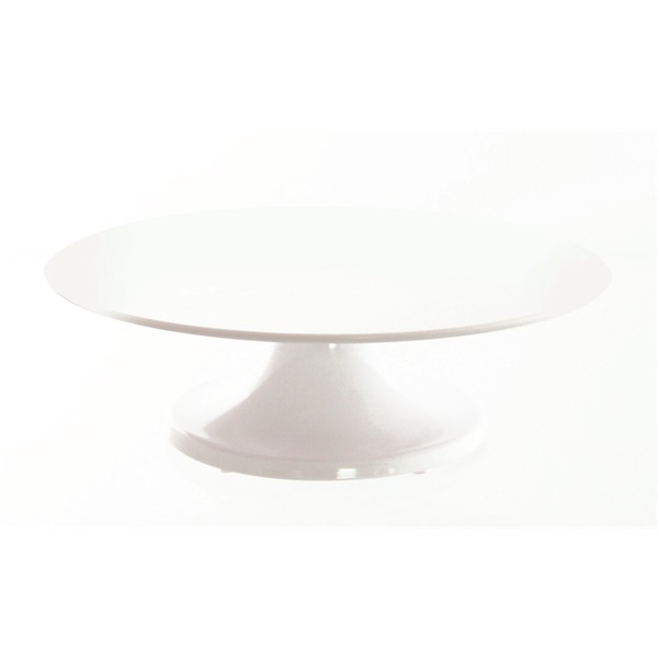 ESZKÖZ TORTATARTÓ ÁLLVÁNY FORGATHATÓ FEHÉR 32 CM 227028 IMP.