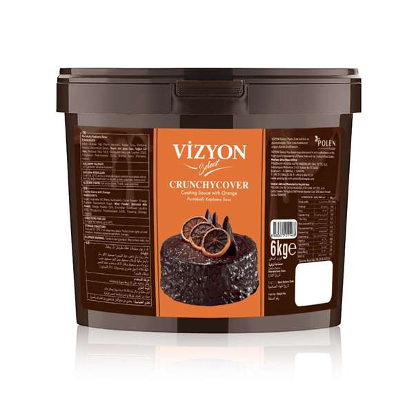 MB ÉTCSOKOLÁDÉ ÍZŰ BEVONÓ (NARANCS ÍZŰ KARAMELL DARABOKKAL) VIZYON 6 KG