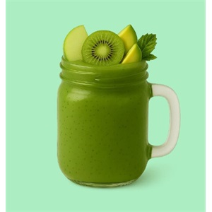 FAGYASZTOTT ALMA-KIWI-AVOKÁDÓ-SPENÓT-MENTA SZUPER SMOOTHIE 100% DIRA 15*150 G/#