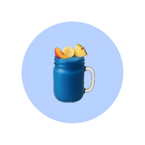 FAGYASZTOTT ANANÁSZ-ŐSZIBARACK-KÓKUSZ-BANÁN-KÉK SPIRULINA SZUPER SMOOTHIE 100% DIRA 15*150 G/#