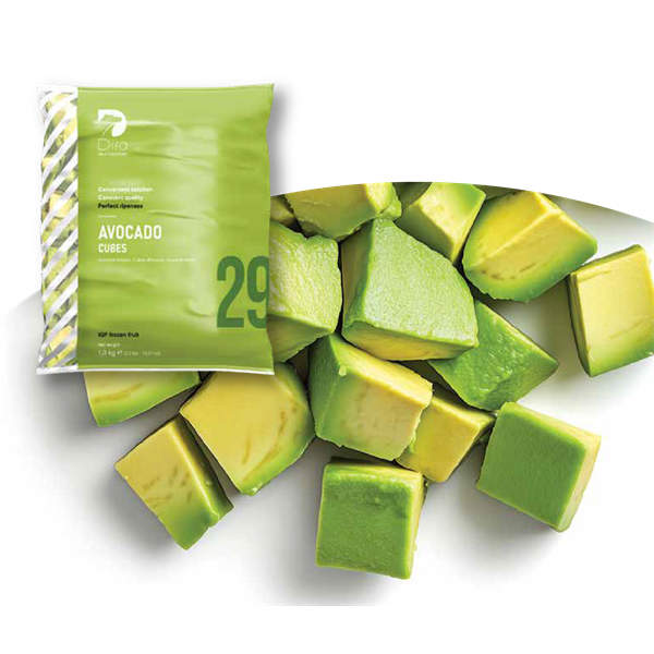 FAGYASZTOTT AVOKÁDÓ KOCKA 1 KG