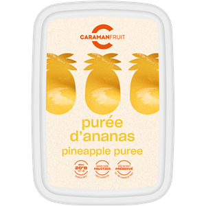 FAGYASZTOTT PÜRÉ ANANÁSZ 91% CARAMAN 1 KG