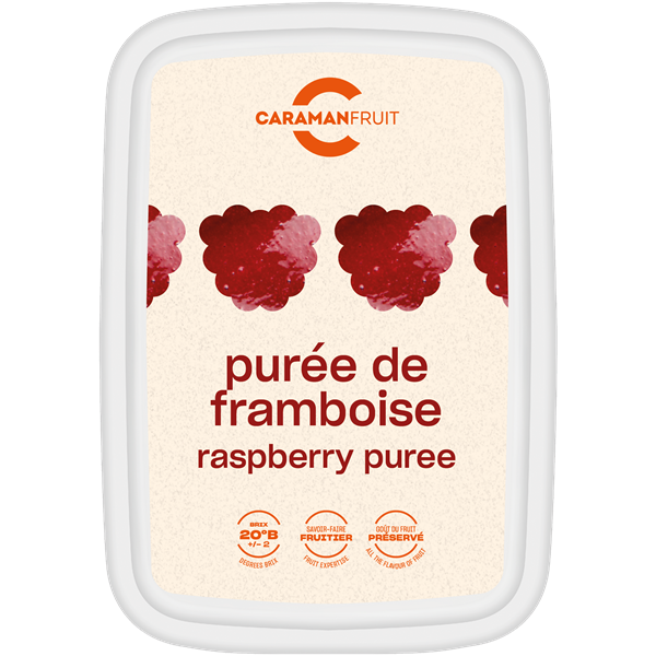 FAGYASZTOTT PÜRÉ MÁLNA  88,4% CARAMAN 1 KG