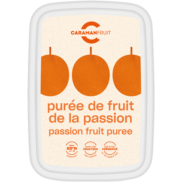 FAGYASZTOTT PÜRÉ MARACUJA (PASSION FRUIT) 84,3% CARAMAN 1 KG 
