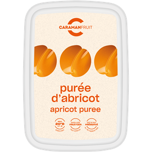 FAGYASZTOTT PÜRÉ SÁRGABARACK 90,9% CARAMAN 1 KG