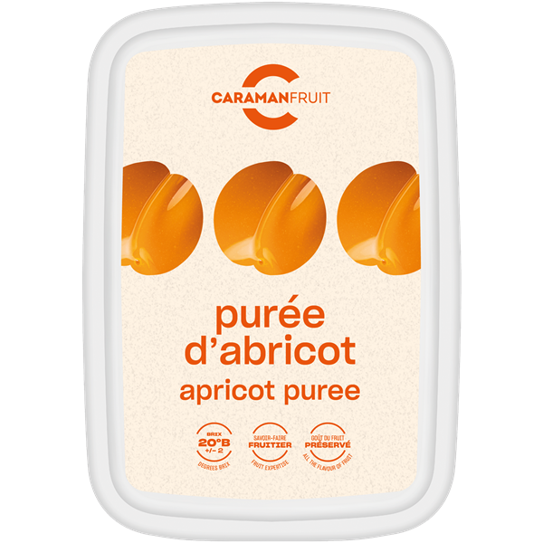 FAGYASZTOTT PÜRÉ SÁRGABARACK 90,9% CARAMAN 1 KG