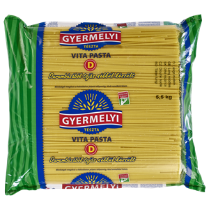 GYERMELYI VITA PASTA HOSSZÚMETÉLT 15 KG