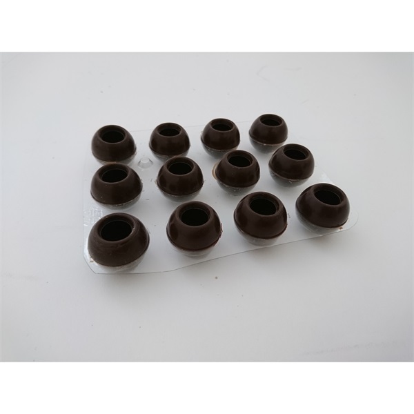 HERCO FOODS BON-BON ÜREGEK ÉT TRUFFLE SHELLS DARK 504 DB