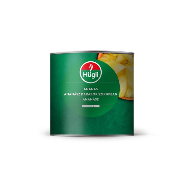 HÜGLI ANANÁSZ DARABOK SZIRUPBAN 3,05 KG