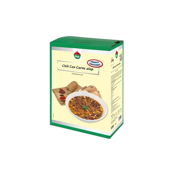 HÜGLI CHILI CON CARNE CSÖKKENTETT SÓTARTALMÚ 2 KG