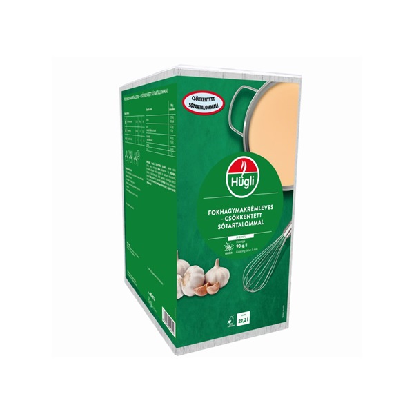 HÜGLI FOKHAGYMAKRÉMLEVES CSÖKKENTETT SÓTARTALMÚ 2 KG