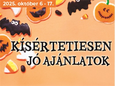 Halloween kínálatunk megérkezett!