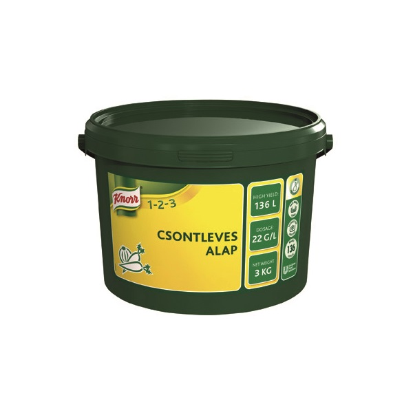 KNORR CSONTLEVES ALAP CSÖKKENTETT SÓTARTALMÚ 3 KG
