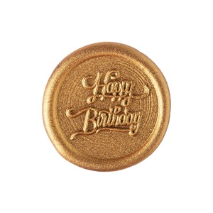 LEMAN ÉTCSOKOLÁDÉ PECSÉT HAPPY BIRTHDAY 1007009 3,5 CM 60 DB