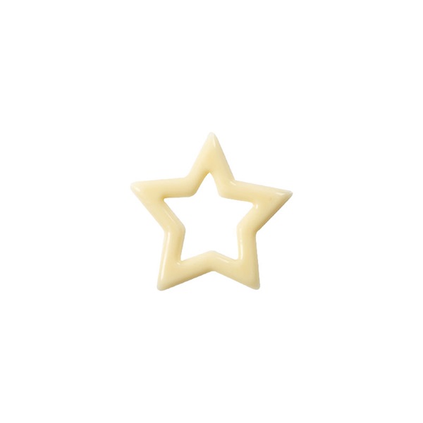 LEMAN FEHÉRCSOKOLÁDÉ CSILLAG KERET FEHÉR 1015861/1015661 4 CM 220 DB