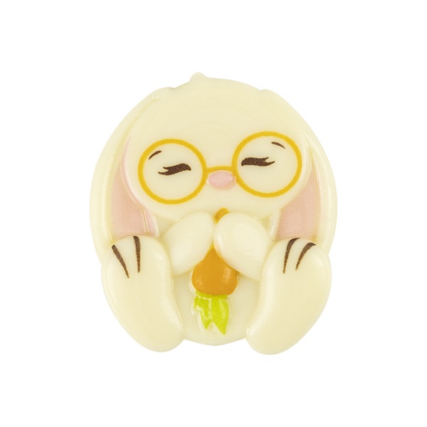 LEMAN FEHÉRCSOKOLÁDÉ NYÚL SZEMÜVEGES 2069988 3,6*4,1 CM 100 DB