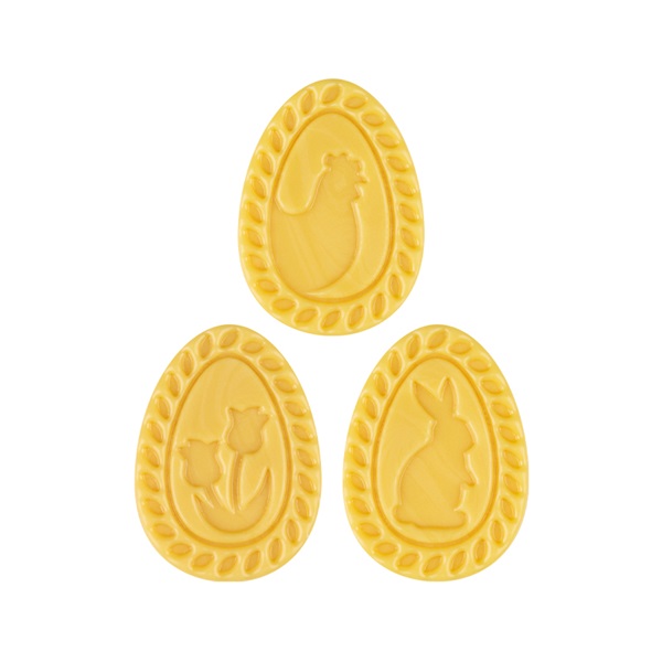 LEMAN FEHÉRCSOKOLÁDÉ TOJÁS VEGYES 2069776 4,3*3 CM 120 DB