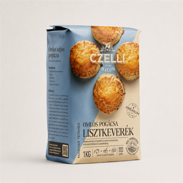 LISZTKEVERÉK OMLÓS POGÁCSA CELLDÖMÖLKI 1 KG