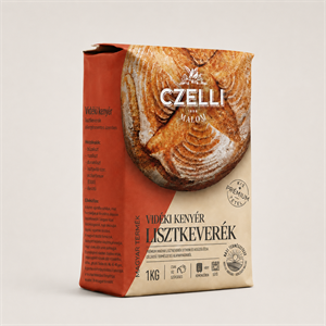 LISZTKEVERÉK VIDÉKI KENYÉR CELLDÖMÖLKI 1 KG