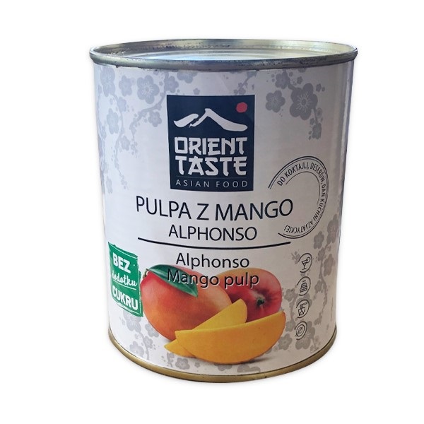 MANGÓ PÜRÉ KONZERV 99,9% ALPHONSO IMP. 1/1 850 G