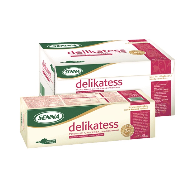 MARGARIN UNIVERZÁLIS SENNA DELIKATESS 80% 4*2,5 KG 10 KG