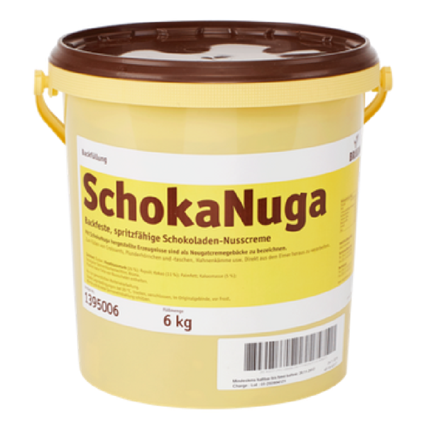 MB SCHOKANUGA CSOKOLÁDÉ-MOGYORÓKRÉM TÖLTELÉK 6 KG