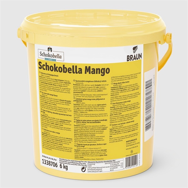 MARTIN BRAUN SCHOKOBELLA MANGÓ PASZTA 6 KG