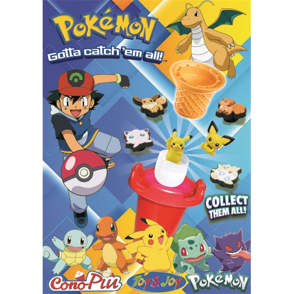 MEGLEPETÉS TÖLCSÉR POKÉMON 30 DB