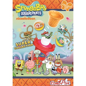 MEGLEPETÉS TÖLCSÉR SPONGYABOB 30 DB