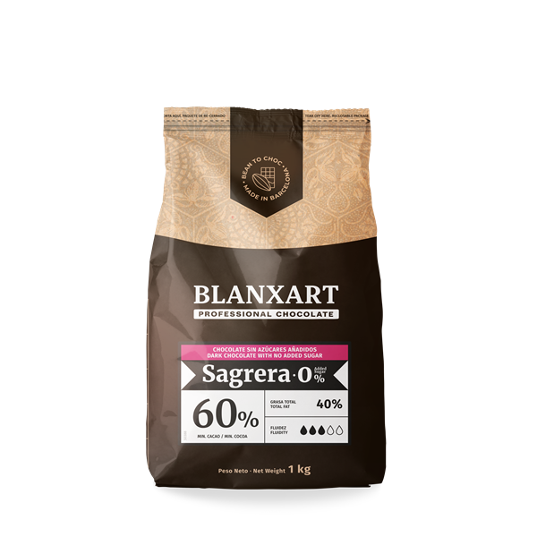 N-E ÉTCSOKOLÁDÉ BLANXART 60% SAGRERA MALTITOLLAL 1 KG