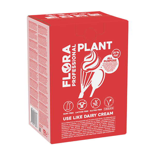 NÖV. HABK. 31% FLORA PLANT CREAM VEGÁN FŐZŐ+HABALAP 10 L