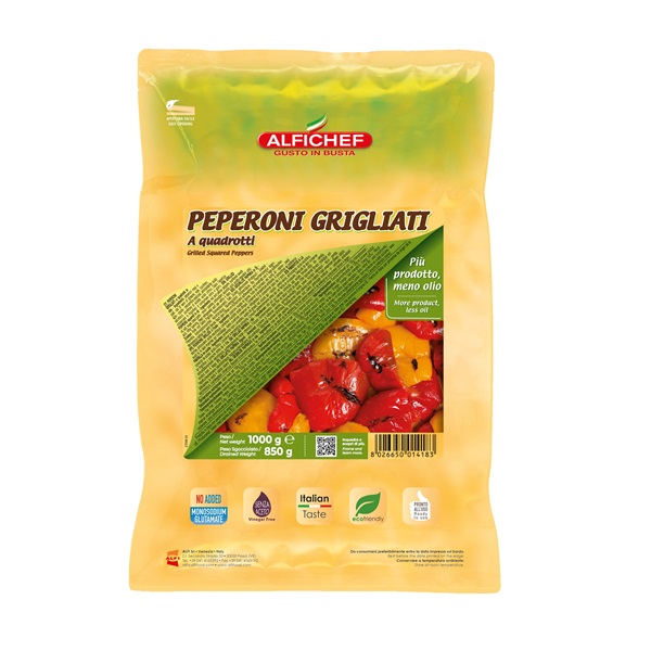 PAPRIKA KOCKÁK OLAJBAN GRILLEZETT ASZEPTIKUS TASAKOS 850 G