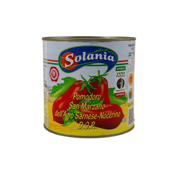 PARADICSOM EGÉSZ HÁMOZOTT KONZERV SAN MARZANO DOP IMP. 3/1 1660 G