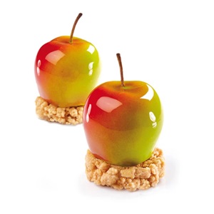 PAVONI EGÉSZ SZILIKON FORMA GYÜMÖLCS APPLE 5*4 DB 40*30 CM