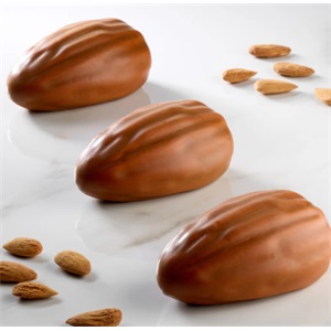 PAVONI REALISZTIKUS SZILIKON FORMA MANDULA 12 DB 9,3*5,8*3,8 CM