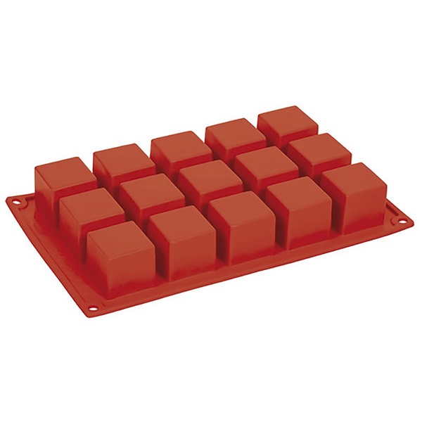 PAVONI SZILIKON FORMA CUBE NÉGYZET 15 DB 4*4*4 CM