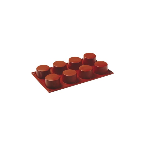 PAVONI SZILIKON FORMA CYLINDER 8 DB 6*3,5 CM
