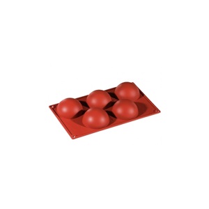 PAVONI SZILIKON FORMA FÉLGÖMB 5 DB 8*4 CM