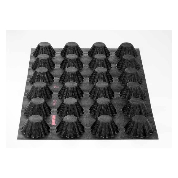 PAVONI SZILIKON FORMA FIBERFORM BRIOCHETTE 24 DB 8,1*3,7 CM