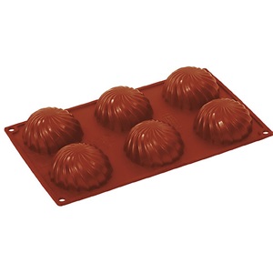PAVONI SZILIKON FORMA SWIRL 6 DB 7,5*3,8 CM