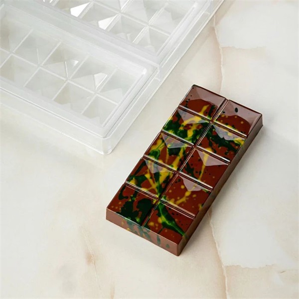 PAVONI TÁBLÁS CSOKI KÉSZÍTŐ FORMA DUBAI 3 DB 15*7*2 CM