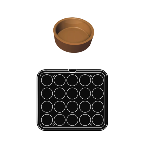 PAVONI TARTE LEMEZ PIASTRA21 (NEW COOKMATIC GÉPHEZ) 38*33 CM
