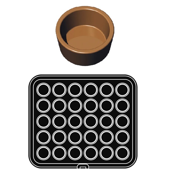 PAVONI TARTE LEMEZ PIASTRA26 (NEW COOKMATIC GÉPHEZ) 38*33 CM