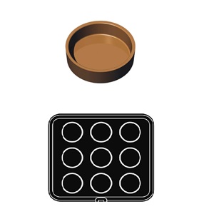 PAVONI TARTE LEMEZ PIASTRA29 (NEW COOKMATIC GÉPHEZ) 38*33 CM