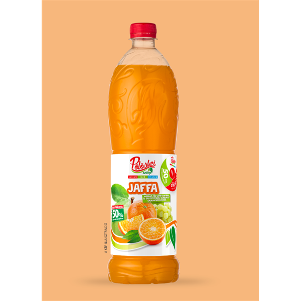 PÖLÖSKEI SZÖRP JAFFA ÍZŰ 50% VISSZAVÁLTHATÓ 1 L