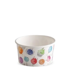 POLOPLAST PAPÍR TÁLKA FAGYLALTHOZ BALLOONS 90 ML 57 DB/CS